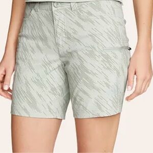 Eddie Bauer Guide Pro Shorts in sage. Women’s size 12.
